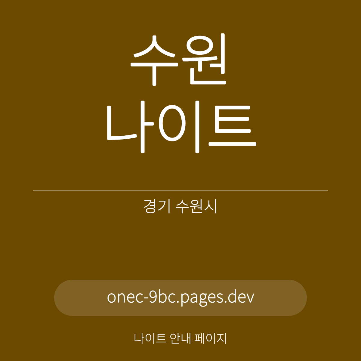 수원나이트 경기 수원 인계동 상권 문답 안내 카드